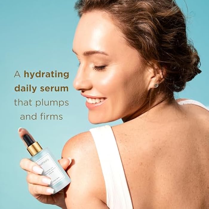 MATKAS Korean Firming Boost Hyaluronic Acid Serum 1 Fl. Oz. - 2% Niacinamide and Hyaluronic Acid Serum for Face Korean Skin Care for Anti Aging, Hydrating Peptide Face Moisturizer for Dry Skin - Image 2