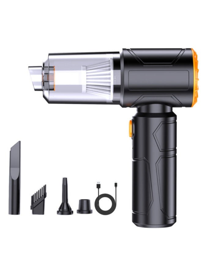 HUMJO Car Vacuum Cleaner Mini Portable Wireless Handheld 4-in-1 for Car/Home Use Handheld Vacuum Cleaner with Blower and Suction Function,3600 mAh,3 Replacement Heads - Image 1