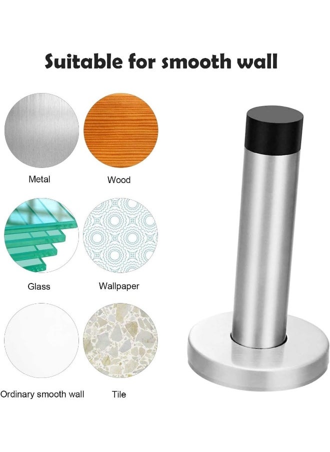Biella Biella Stainless Steel Door Stop with Rubber Tip  - Image 4