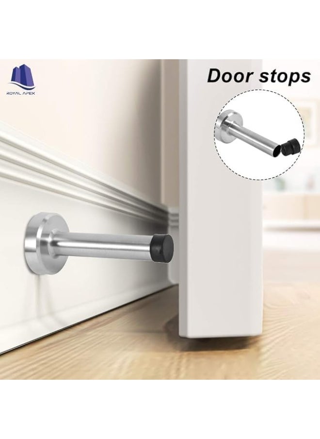 Biella Biella Stainless Steel Door Stop with Rubber Tip  - Image 5