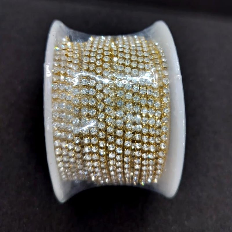 KOLUR Groups Exquisite 10Meter Stone Chain for Aari Work Embroidery - Image 2