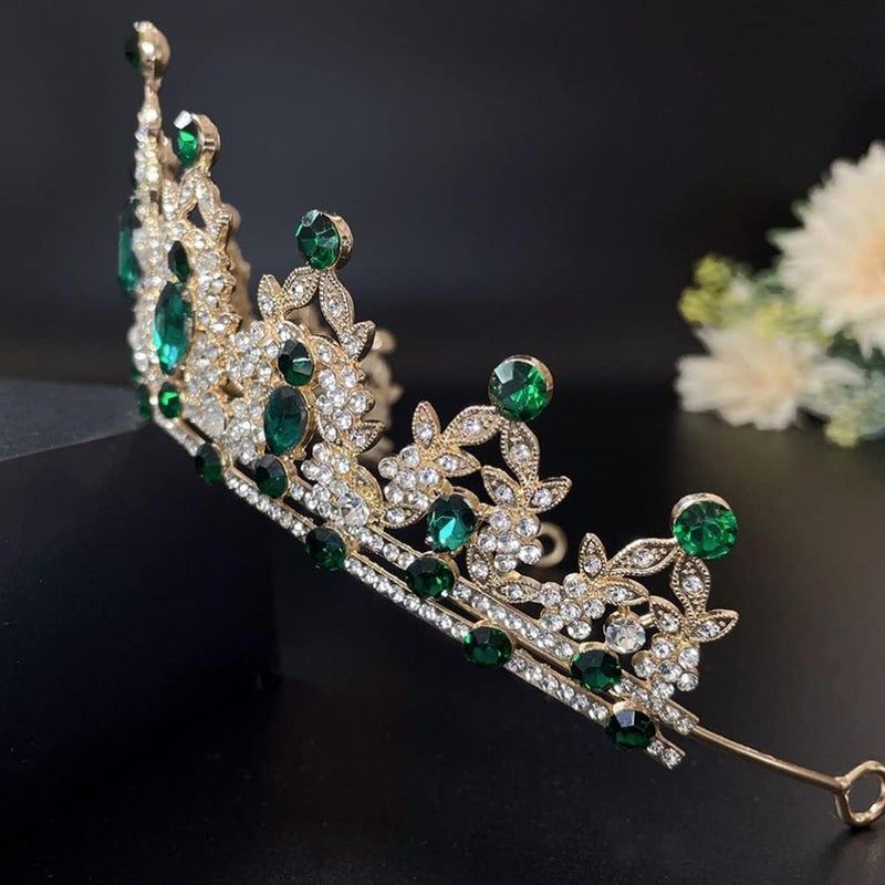 cheekyglo Crown Princess Tiara Rhinestone Women Headband Crystal Bride Wedding Crown Elegant Pageant Crown for Bridal Wedding - Image 4