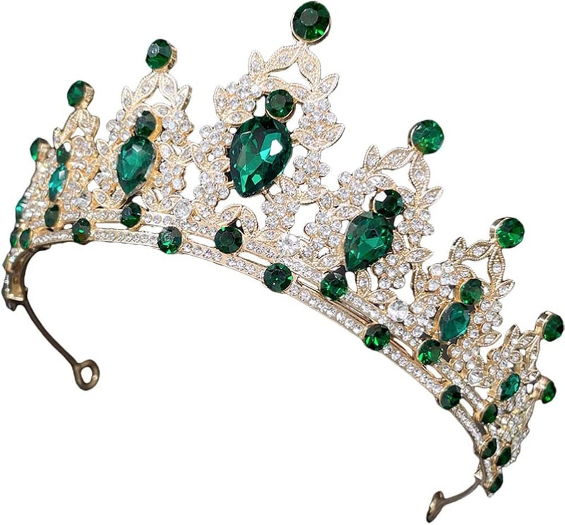 cheekyglo Crown Princess Tiara Rhinestone Women Headband Crystal Bride Wedding Crown Elegant Pageant Crown for Bridal Wedding - Image 1