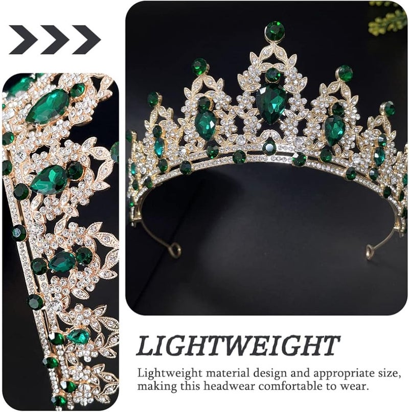cheekyglo Crown Princess Tiara Rhinestone Women Headband Crystal Bride Wedding Crown Elegant Pageant Crown for Bridal Wedding - Image 5