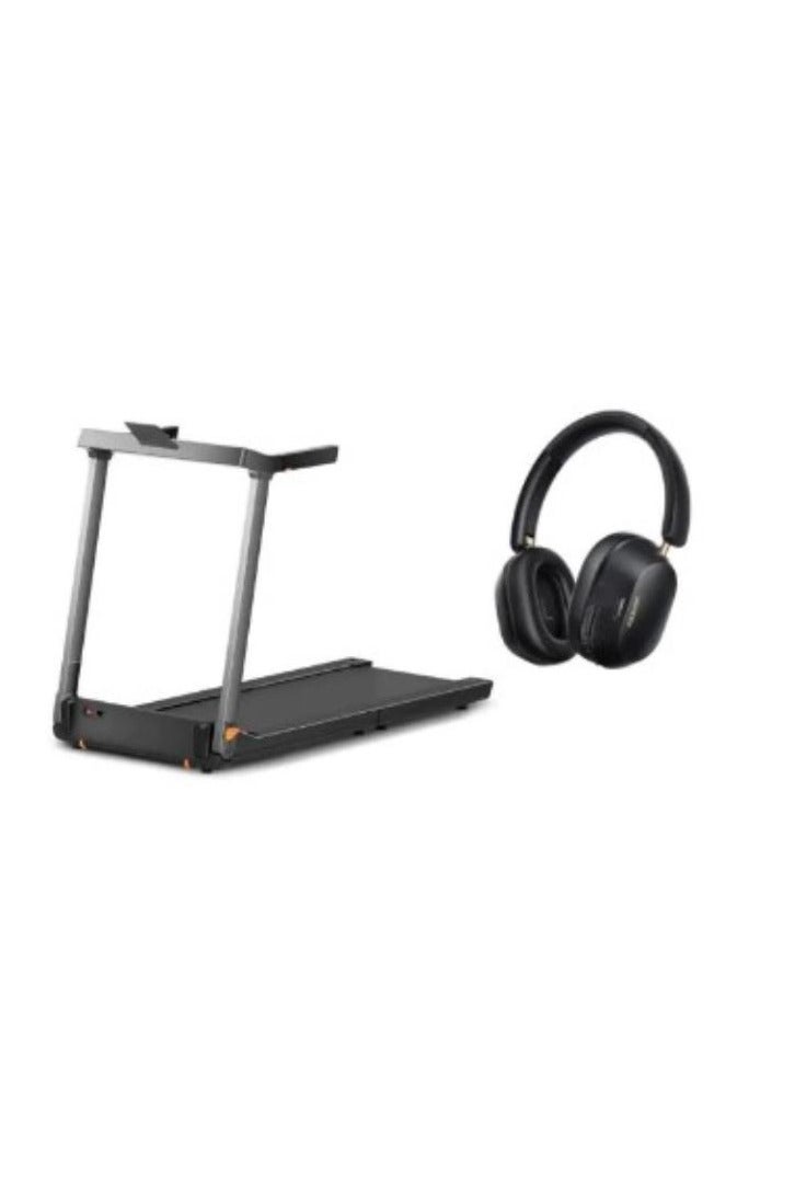 KINGSMITH WalkingPad G1 OLED Foldable Treadmill, 110KG Capacity – Black + Free Ugreen HiTune Max5c Wireless Headphones – Black - Image 3