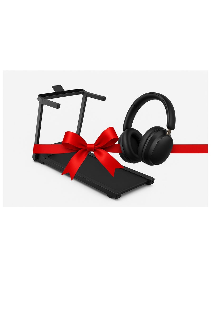 KINGSMITH WalkingPad G1 OLED Foldable Treadmill, 110KG Capacity – Black + Free Ugreen HiTune Max5c Wireless Headphones – Black - Image 2