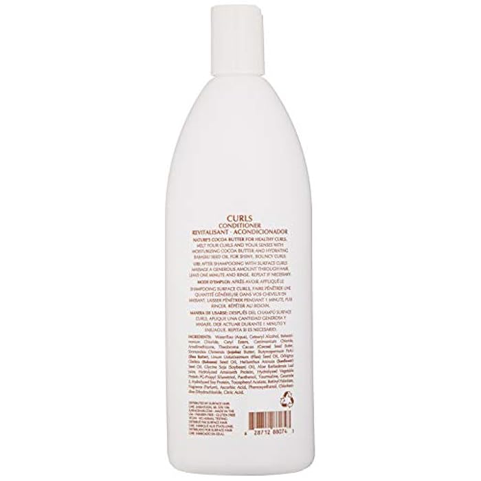 Surface Hair - Curls Moisturizing Conditioner– Defines, Adds Shine, and Provides Frizz Free Style Longevity - Image 2