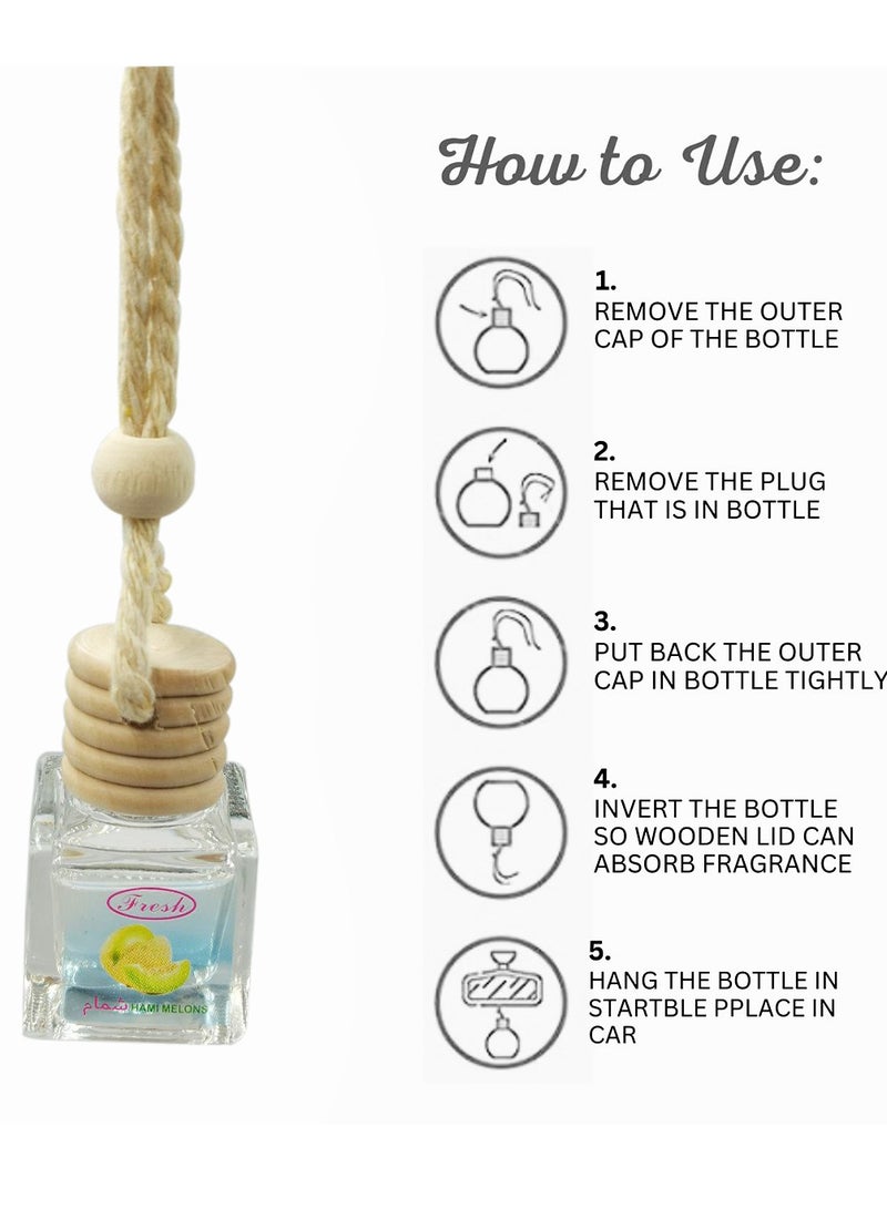Fresh Car Air Freshener Perfume Hanging Air Freshener FRESH Hami Melons - Image 5