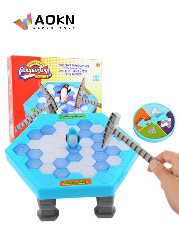 WAOKN - Penguin Trap Puzzle Game - Exciting Family Icebreaker Toy for Kids & Adults - Early Learning, Durable Ice Block Breaker Board Game with Hammer, Parent-Child Interactive Fun for Ages 3+ ice breaker - Image 1