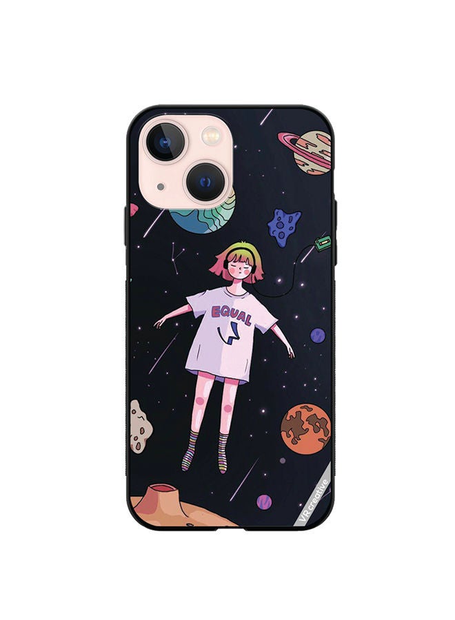VR CREATIVE Protective Case Cover For Apple iPhone 13 mini Galaxy Design Multicolour - Image 1