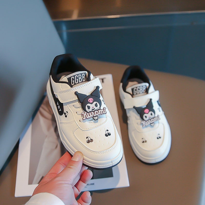 Kids Trendy Sneakers 2024 Spring Autumn New Casual Shoes Black 