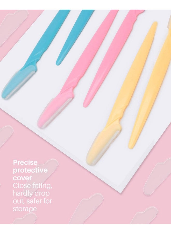 MoHern أداة ديرما بلانينغ للوجه 30 قطعة شفرة ديرما بلانينغ للوجه شفرات وجه متعددة الاستخدامات للنساء والرجال من موهرن متعددة الألوان - Image 5