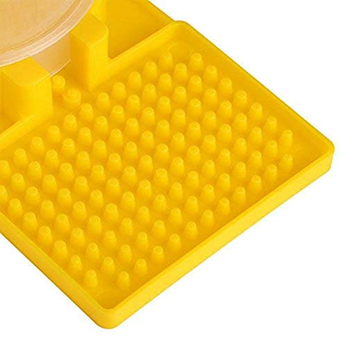 Qicfrk 2 Pack Bee Water Feeder Beehive Beekeeping Water Beehive Entrance Feeder Drinking Beekeeping Butterfly Bath Bowl Bee Watering Station for Outdoor Garden Yard Decor - Image 4