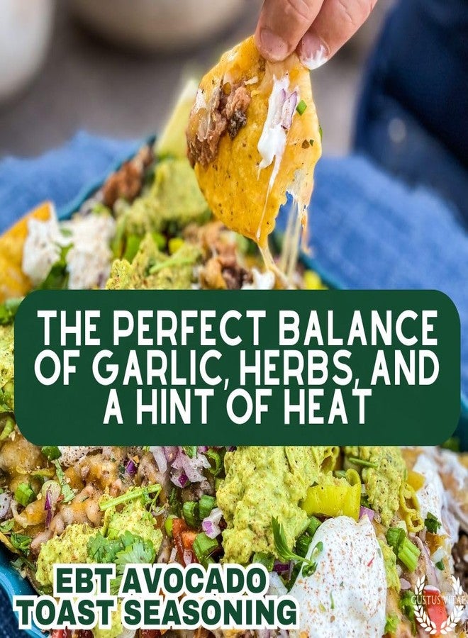 GUSTUS VITAE Everything But The Avocado Toast Seasoning | Authentic Gourmet Spice Mix & Artisanal Seasoning | All Natural, Non GMO | Small Batch, Hand Crafted | Made in USA | Ultra Premium, Sustainably Sourced | GLP-1 Friendly | Magnetic Tin | Gustus Vitae | #34 - Image 2