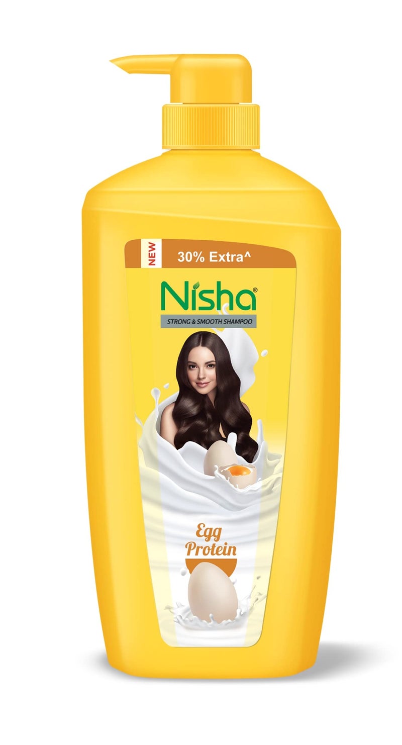 Nisha Egg Protine Shampoo For Smooth Soft Silky Hair 2197 Fl Oz Deep Cleans For All Hair Types