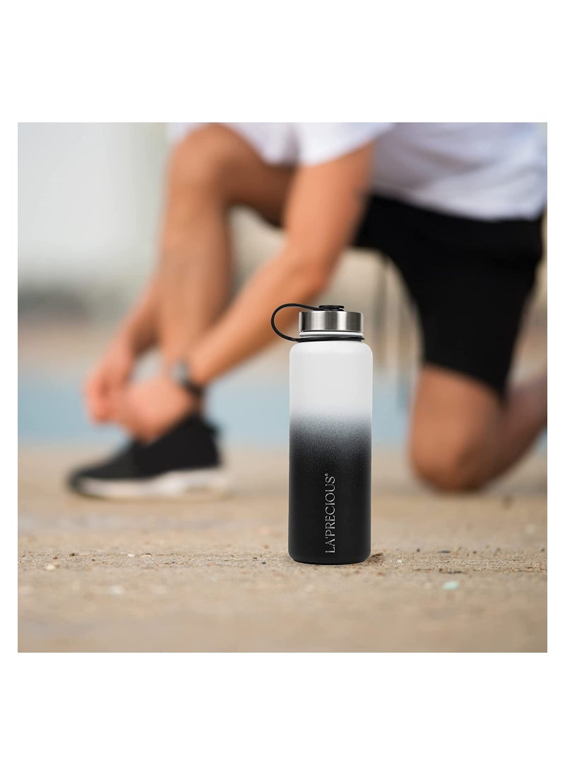 LA' PRECIOUS - Stainless Steel Water Bottle 40 oz - Rust Proof - Leakproof - Keeps Liquids Hot or Cold for Several Hours - Image 1