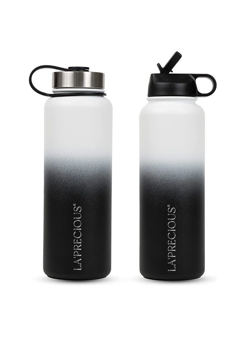 LA' PRECIOUS - Stainless Steel Water Bottle 40 oz - Rust Proof - Leakproof - Keeps Liquids Hot or Cold for Several Hours - Image 1