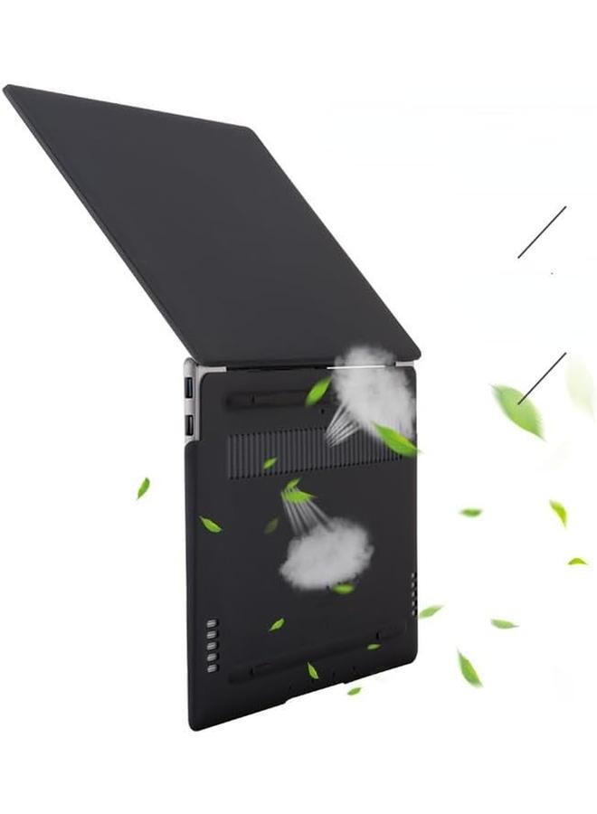 إيروريكس أحدث غطاء حماية لجهاز الكمبيوتر المحمول Huawei Matebook D14 2023، متوافق مع Matebook D14 14 بوصة، أسود غير لامع - Image 4