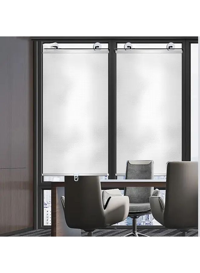 2PCS UV Protection Cordless Roller Blinds 68x125cm Easy Installation No Drilling 6 Suction Cups - Image 5