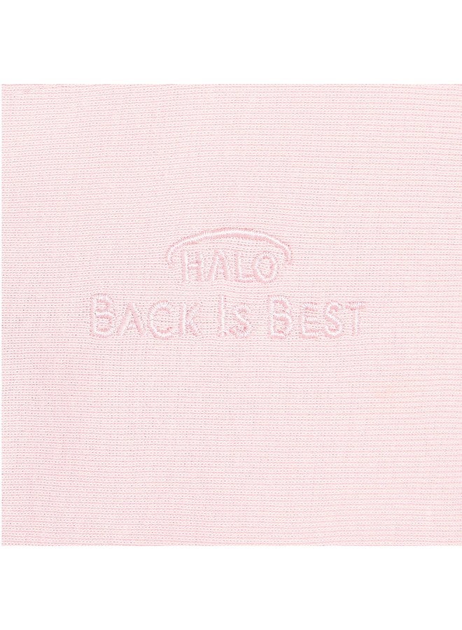 Halo حقيبة نوم هالو 100% قطن عضوي للأطفال حديثي الولادة مجموعة هدايا قطعة واحدة مع صندوق، توغ 1.5، 0-3 أشهر، فراولة - Image 4