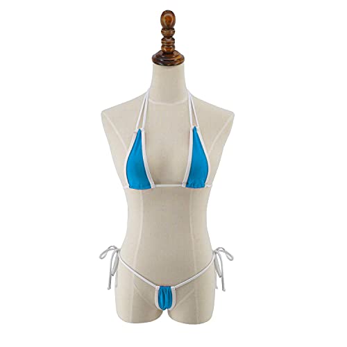 SHERRYLO Hot Micro Bikini Mini G-String Thong Bathing Suits Women Swimwear Turquoise - Image 4
