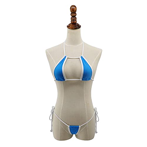 SHERRYLO Hot Micro Bikini Mini G-String Thong Bathing Suits Women Swimwear Turquoise - Image 3
