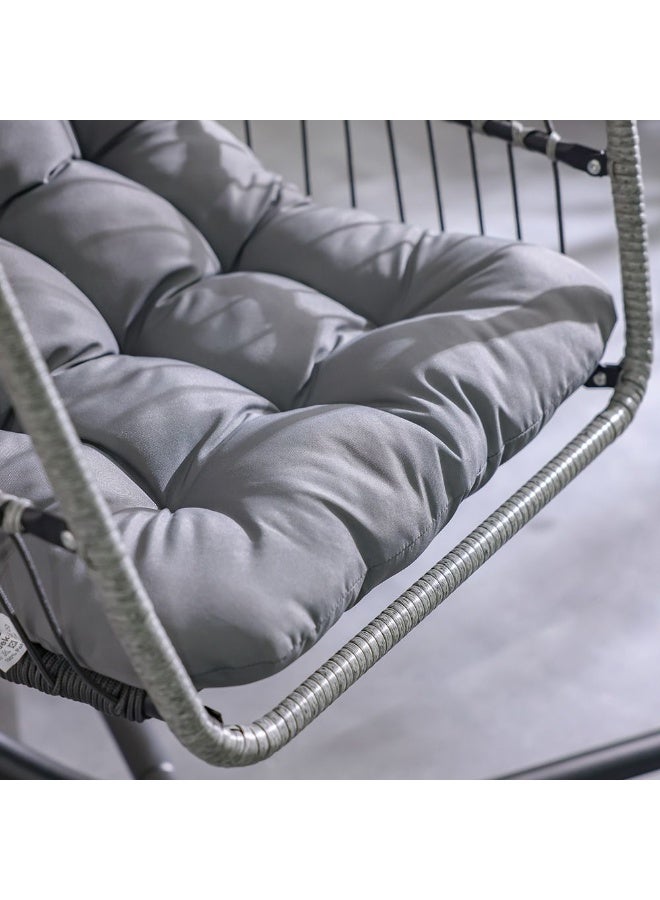 DANUBE HOME Savio Hanging Chair | 1-Seater Hammock Chair | Modern Design Hanging Chair | Single Seat Swing Chair For Indoor Outdoor Garden Patio L 105 x W 103 x H 203 cm - Multi Color - Image 4