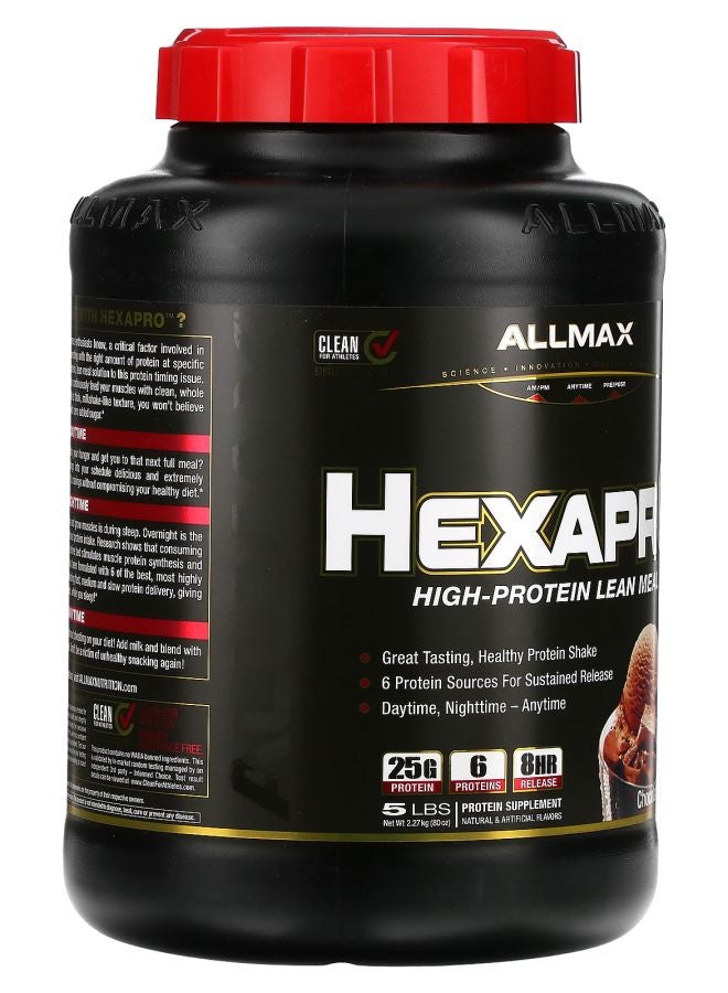 Allmax Hexapro™ High-Protein Lean Meal Chocolate 5 lbs (2.27 kg) - Image 2