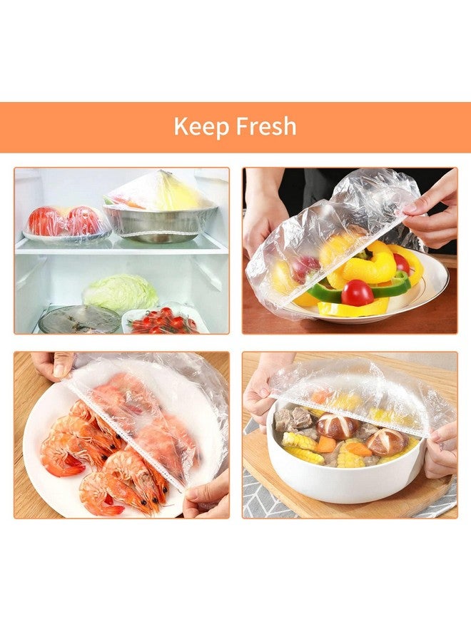Waterproof Shower Cap for Man and Women (100 Pcs) - Multi-Purpose for Bath, Spa, Hair Salon, Food Storage Protection - Image 3