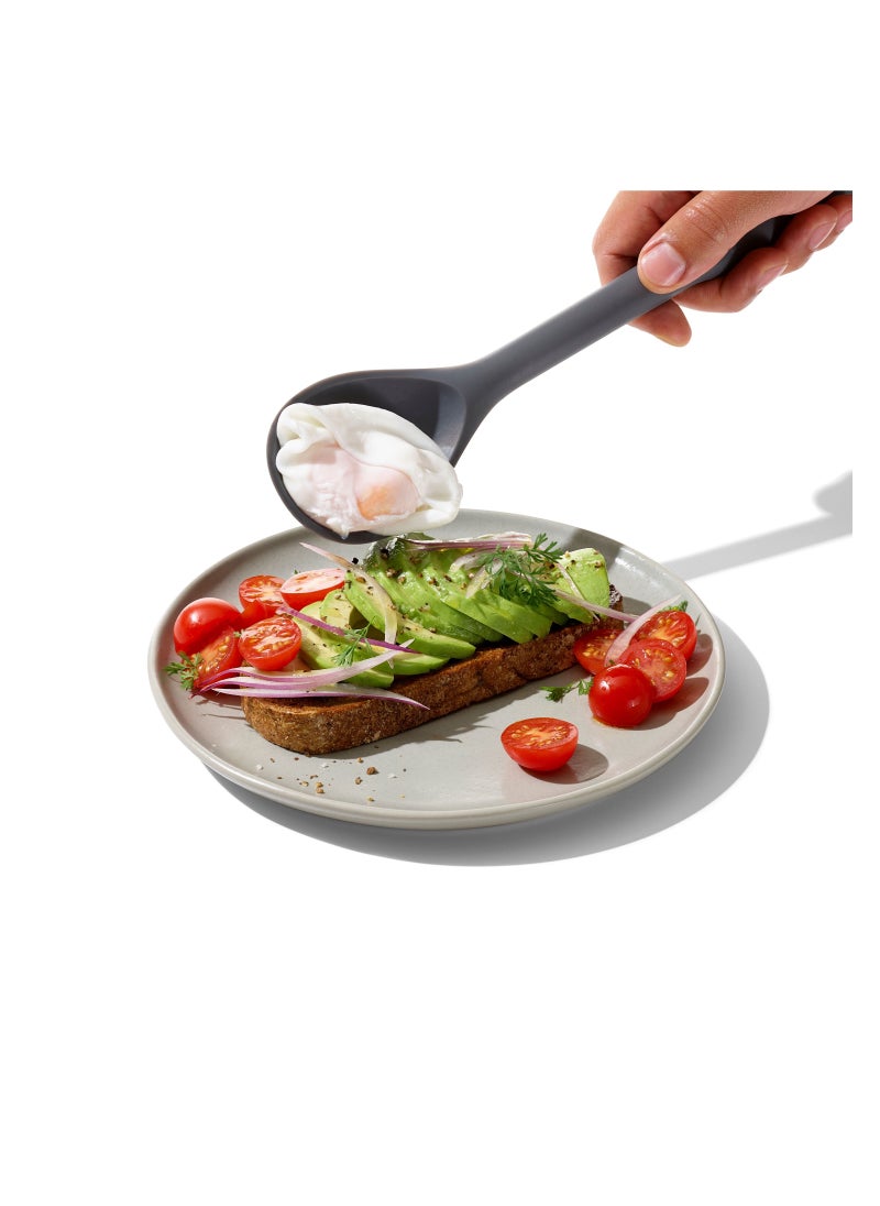 OXO - ملعقة سيليكون مشقوقة من أوكسو جي جي - حبة فلفل - Image 1