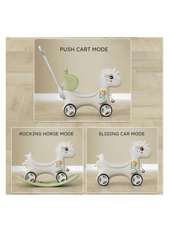 Generic 4 in 1 Rocking Horse, Baby Balance Bike Ride On Toys for Toddler 1-3, Rocker Toy for Kid, Toddler Ride Animal Indoor/Outdoor, Boy&Girl Rocking Animal, Infant Ride Toy, Birthday Gift  - Image 4