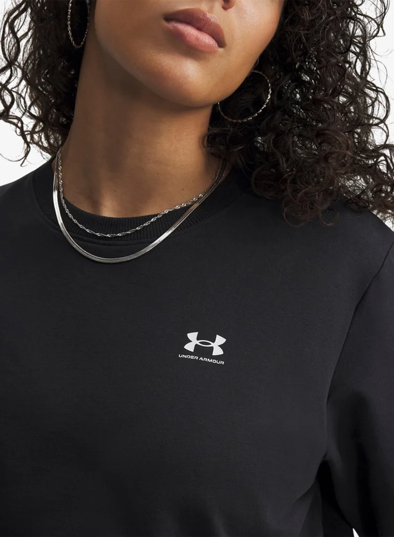 UNDER ARMOUR  Terry Logo Sweatshirt for Women | Best Price UAE