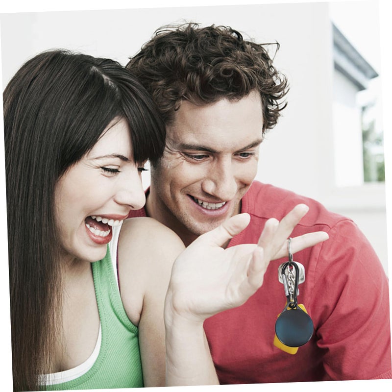 Protective Sleeve Hook Case for Tracking Device Keys Bags Pets Black - Image 5