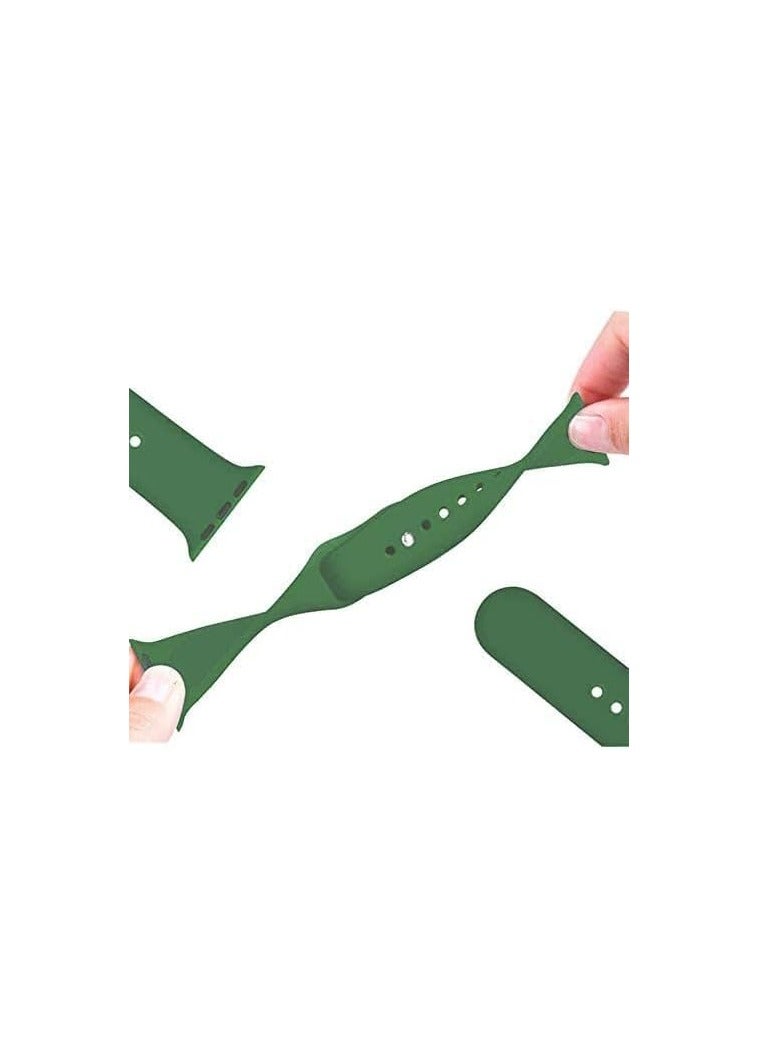 Silicone Strap For Apple Watch Series 2/3/4/5/6/7SE 38mm 40mm 41mm - Image 2