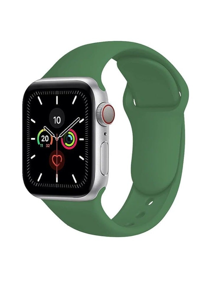 Silicone Strap For Apple Watch Series 2/3/4/5/6/7SE 38mm 40mm 41mm - Image 1
