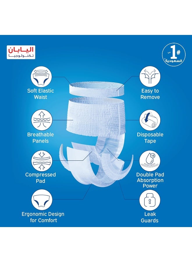 Lifree حفاضات للبالغين كولوت ماكس بروتكت صغير - 1 × 20 عبوة - Image 3