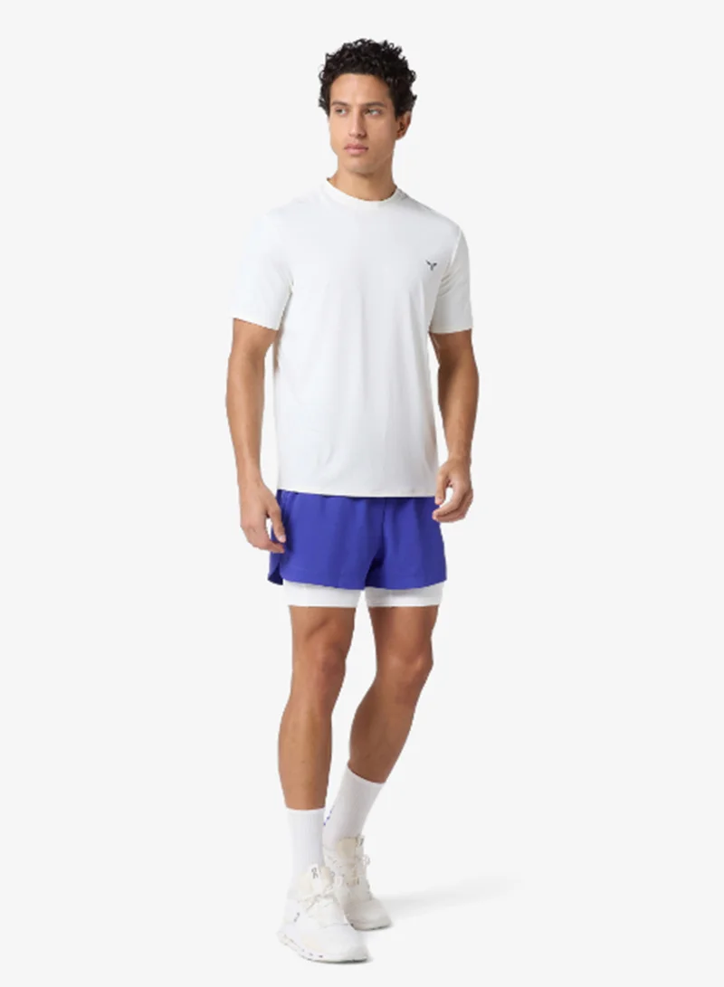Squatwolf CLEMATIS BLUE / PEARL WHITE 5" 2In1 Limitless Shorts for Men | Best Price UAE