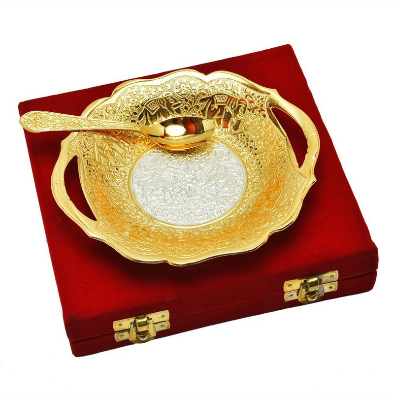 JAIPUR ACE JAIPUR ACE Beautiful Small Platter Thali to Serve Special to Your Guest  - Image 1