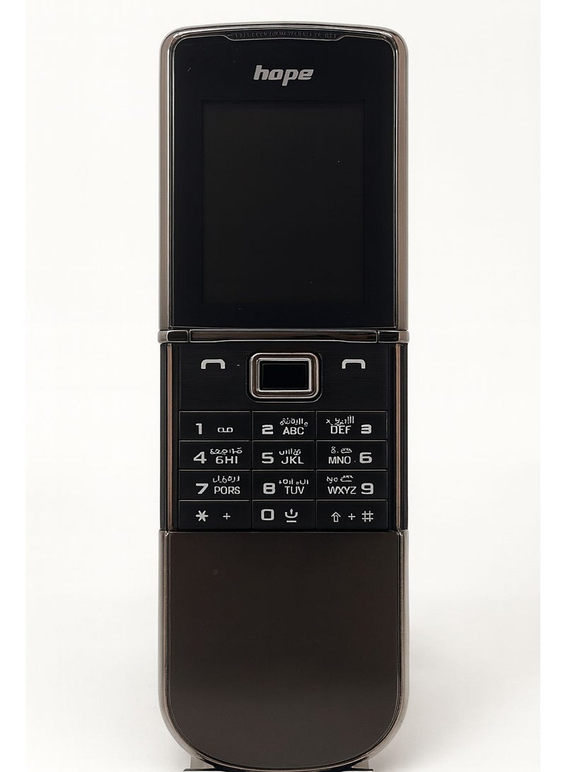 هوب هاتف 8800 Sirocco الفاخر بتصميم كلاسيكي منزلق - هاتف محمول كلاسيكي ثنائي الشريحة يدعم تقنية 3G وكاميرا - Image 1
