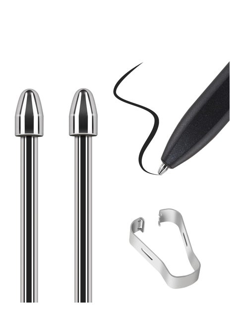 Replacement Marker Stylus Pen Tips for Remarkable 2 Tablet- Durable Titanium Alloy Metal Tip/Nibs, with Pressure Sensitivity and Tilt Support (2 PCS)