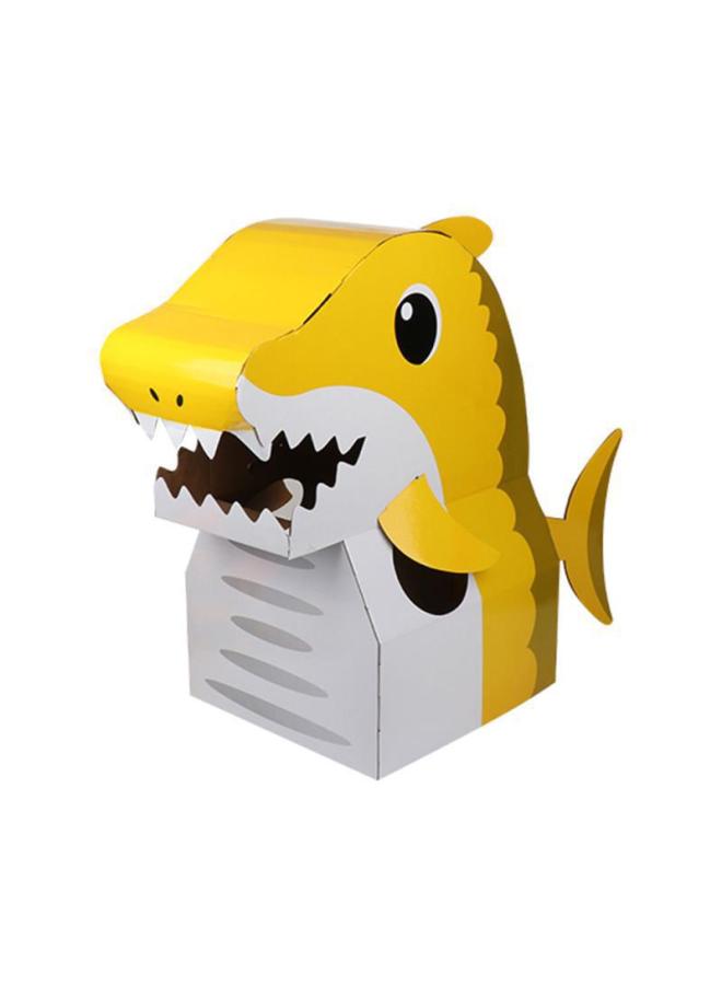 Children DIY Handmade Carton Toy Astronaut Astronaut Can Wear Performance Clothing Carton Dinosaur Science And Education Activities-Color:Yellow Sand - Image 1
