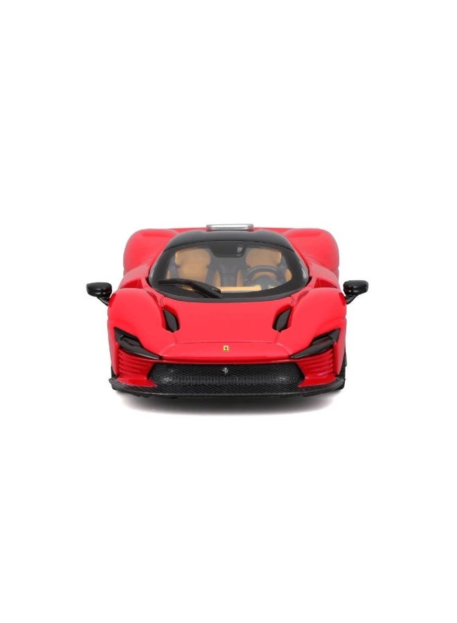 Bburago سيارة ببراغو الموقعة فيراري دايتونا SP3 مصنوعة من المعدن (أحمر، 1:43) - Image 3