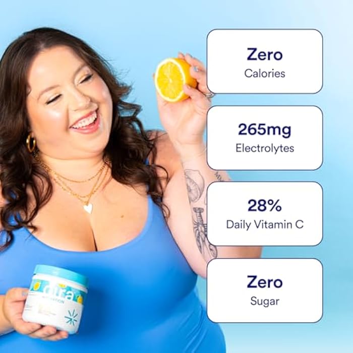 Cira Hydration Stick Packs x Alicia McCarvell Electrolyte Powder & Drink Mix for On-The-Go Dehydration Relief & Recovery - Self Love Lemonade, 20 Servings - Image 4