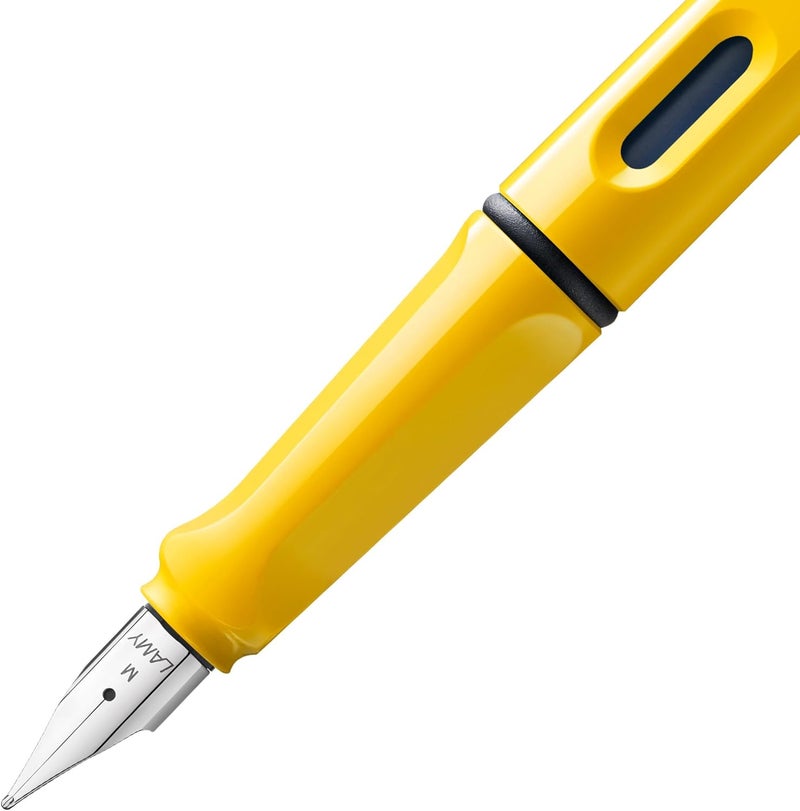 Lamy Safari Fountain Pen with Medium Nib in Bright Yellow - Image 5