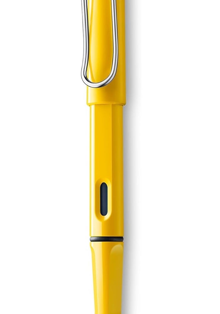 Lamy Safari Fountain Pen with Medium Nib in Bright Yellow - Image 1