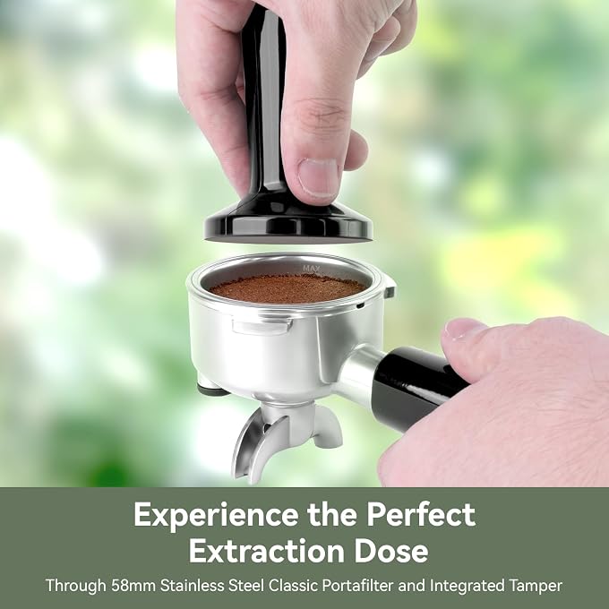 Gevi 58mm Commercial Espresso Machine|PID&NTC Temp Control with Steam Wand | Knob-type Operation;Budget under$200;Removable Water Tank;Include Necessary Accessories;Can Make Americanos;Easy to Clean - Image 3