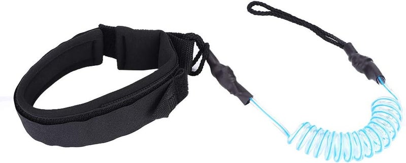 aqxreight Stand Up Paddle Board Coiled Sp Leg Foot Rope Surfing Le for Surfboard Construction Le is Built to Last Through Countl Sessions Leg Le Board Coiled Board Le Foot Le - Image 1