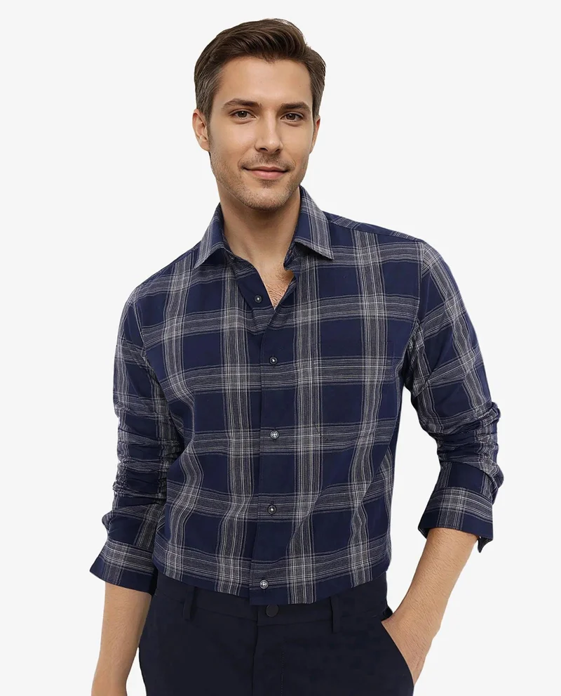 Rare Rabbit Men's Cotton Check Shirt