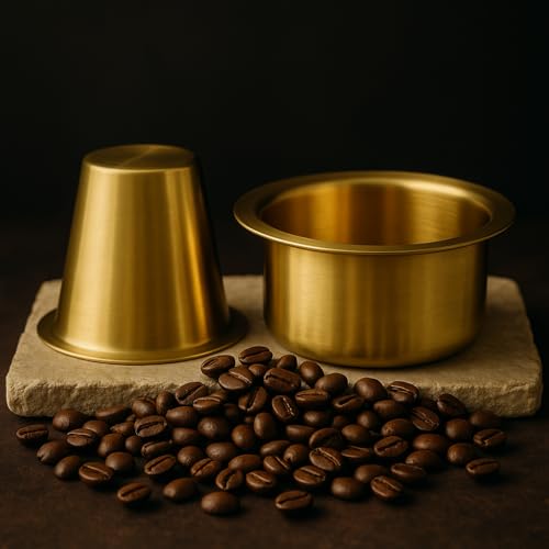 PUYANGAM Brass Dabra Coffee Set I Dawara Sets, Gift, Daily Use, Traditional (Matte 06 Sets) - Image 4