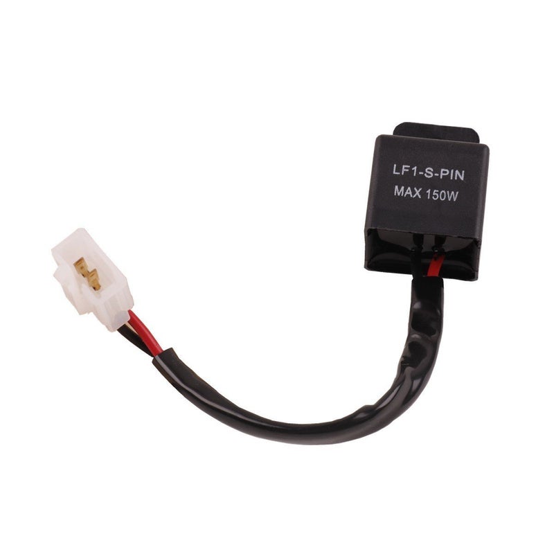 KAFEEK 2-Pin Electronic LED Flasher Relay FIX Motorcycle Turn Signal Bulbs Hyper Flash - Image 2